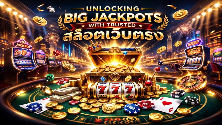 Unlocking Big Jackpots with Trusted สล็อตเว็บตรง